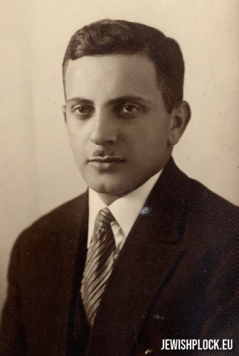 Chaskiel (Henryk) Szenwic (source: State Archives in Płock, Files of the city of Płock, reference number 22986)